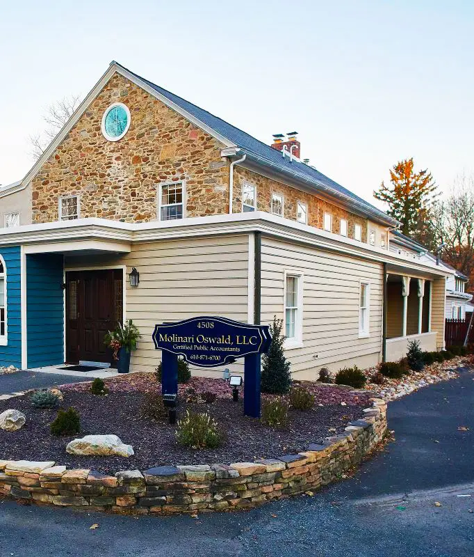 Molinari Oswald Office. Located in Center Valley, PA Lehigh Valley. Former Manor House Inn.